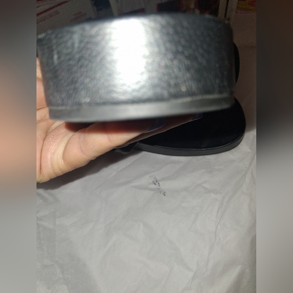 Tory Burch autgentic Black Logo Thong Sandals Size 6.5 - Picture 5 of 6